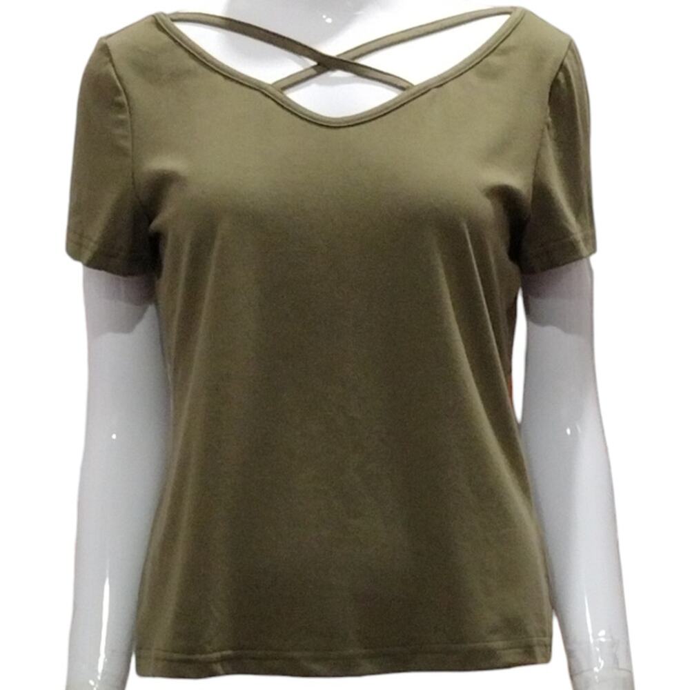 JELLYBONY Strappy Cross Front Top Size SMALL